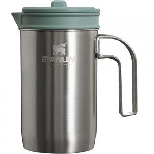 Stanley ADVENTURE ALL-IN-ONE BOIL + BREW FRENCH PRESS | 32 OZ Stainless Steel Shale | 13094-TBDL