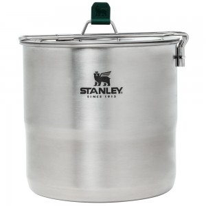 Stanley ADVENTURE COOK SET FOR FOUR | 2.6 QT Stainless | 02849-IPEH