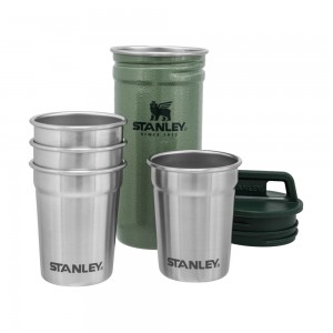 Stanley ADVENTURE NESTING SHOT GLASS SET Hammertone Green | 38607-VODS