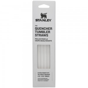 Stanley ADVENTURE QUENCHER TRAVEL TUMBLER STRAWS | 14 OZ TO 20 OZ | 4-PACK Clear | 95246-DACG