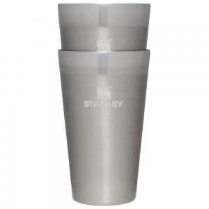 Stanley ADVENTURE STACKING BEER PINT 2-PACK | 16 OZ Stainless Steel | 89160-BMDA