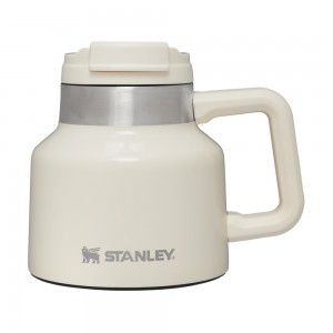 Stanley ADVENTURE TOUGH-TO-TIP ADMIRAL'S MUG | 20 OZ Cream Gloss | 20687-FMDR