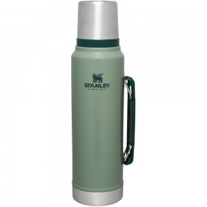 Stanley CLASSIC LEGENDARY BOTTLE | 1.1 QT Hammertone Green | 01485-WEZU