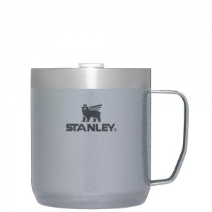 Stanley CLASSIC LEGENDARY CAMP MUG | 12 OZ Hammertone Silver | 57432-BGUM