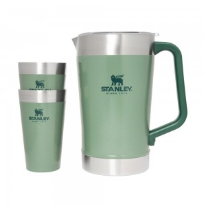 Stanley CLASSIC STAY CHILL BEER PITCHER SET Hammertone Green | 18623-HTUE