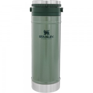 Stanley CLASSIC TRAVEL MUG FRENCH PRESS | 16 OZ Hammertone Green | 65214-SKJU