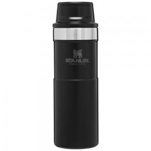 Stanley CLASSIC TRIGGER-ACTION TRAVEL MUG | 16 OZ Matte Black | 58341-SQGF