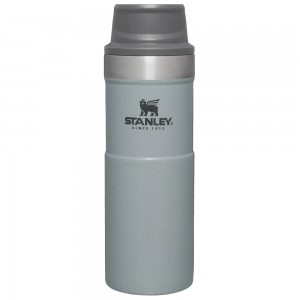 Stanley CLASSIC TRIGGER-ACTION TRAVEL MUG | 16 OZ Hammertone Silver | 25643-ZCJH