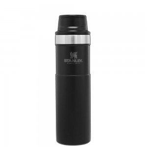 Stanley CLASSIC TRIGGER-ACTION TRAVEL MUG | 20 OZ Matte Black | 89572-TWEO