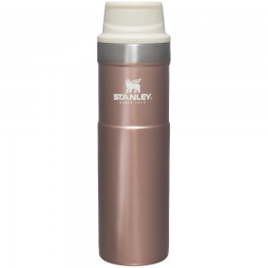 Stanley CLASSIC TRIGGER-ACTION TRAVEL MUG | 20 OZ Rose Quartz Glow | 59617-GPRX