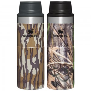 Stanley CLASSIC TRIGGER-ACTION TRAVEL MUG TWIN PACK | 16 OZ Camo Multi-color | 89702-UPYV