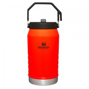 Stanley HUNT + FISH ICEFLOW FLIP STRAW JUG | 64 OZ Blaze Orange | 15607-BSZK