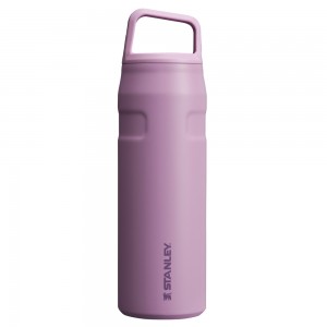 Stanley ICEFLOW™ BOTTLE WITH CAP AND CARRY+ LID | 24 OZ Lilac | 12960-PQMC