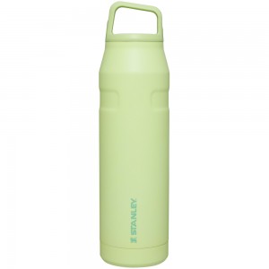 Stanley ICEFLOW™ BOTTLE WITH CAP AND CARRY+ LID | 36 OZ Citron | 82594-JGQR