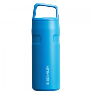 Stanley ICEFLOW™ BOTTLE WITH CAP AND CARRY+ LID | 16 OZ Azure | 81254-DUXR