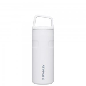 Stanley ICEFLOW™ BOTTLE WITH CAP AND CARRY+ LID | 16 OZ Polar | 10793-BYRT