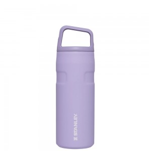 Stanley ICEFLOW™ BOTTLE WITH CAP AND CARRY+ LID | 16 OZ Lavender | 17469-QJAW