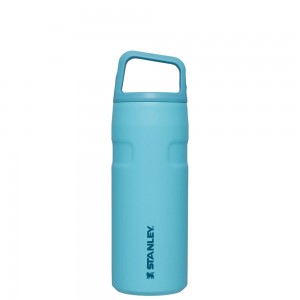 Stanley ICEFLOW™ BOTTLE WITH CAP AND CARRY+ LID | 16 OZ Pool | 13520-PMIZ