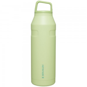 Stanley ICEFLOW™ BOTTLE WITH CAP AND CARRY+ LID | 50 OZ Citron | 10729-MLOH