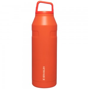 Stanley ICEFLOW™ BOTTLE WITH CAP AND CARRY+ LID | 50 OZ Tigerlily | 38510-WAVH