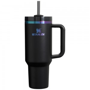 Stanley THE BLACK CHROMA QUENCHER H2.0 FLOWSTATE™ TUMBLER | 40 OZ Black Chroma | 72481-KUCG