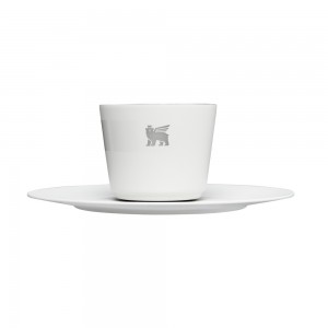 Stanley THE DAYBREAK DEMITASSE CUP & STILLNESS SAUCER | 2.2 OZ Pale Stone | 47895-GXWJ