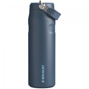 Stanley THE ICEFLOW™ BOTTLE WITH FLIP STRAW LID | 24 OZ Navy | 17604-VDRW