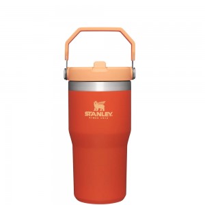 Stanley THE ICEFLOW™ FLIP STRAW TUMBLER | 20 OZ Tigerlily | 25096-JFYH