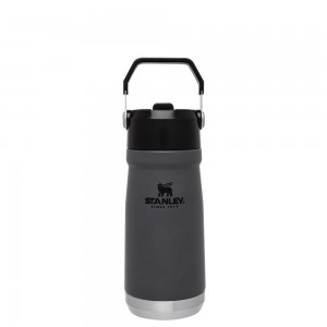 Stanley THE ICEFLOW™ FLIP STRAW WATER BOTTLE | 17 OZ Charcoal | 26103-ONTC