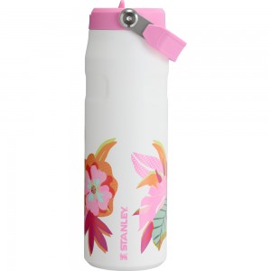 Stanley THE MOTHER’S DAY ICEFLOW™ BOTTLE WITH FLIP STRAW LID | 24 OZ Frost Tropic | 63892-UXZI