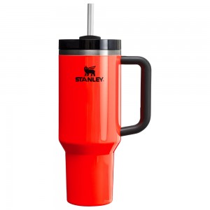 Stanley THE NEON QUENCHER H2.0 FLOWSTATE™ TUMBLER | 40 OZ Neon Orange | 31597-TVUH