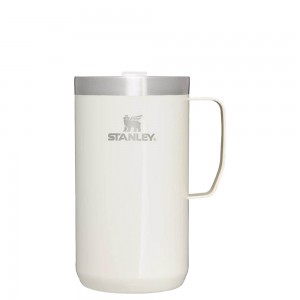 Stanley THE STAY-HOT CAMP MUG | 24 OZ Cream Gloss | 54132-ULXY