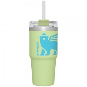 Stanley THE WILD IMAGINATION QUENCHER TRAVEL TUMBLER | 14 OZ Citron Cub | 01245-LFDY