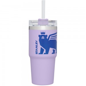 Stanley THE WILD IMAGINATION QUENCHER TRAVEL TUMBLER | 14 OZ Lavender Cub | 69420-QJCU