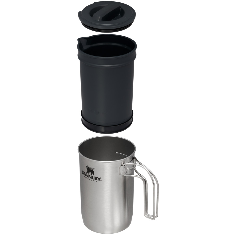 Stanley ADVENTURE ALL-IN-ONE BOIL + BREW FRENCH PRESS | 32 OZ Stainless | 16237-KPES