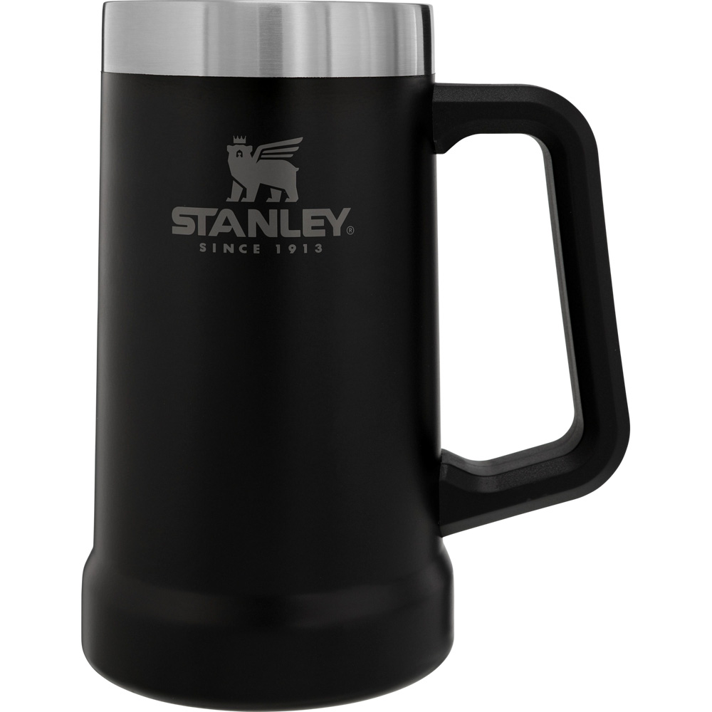 Stanley ADVENTURE BIG GRIP BEER STEIN | 24 OZ Matte Black | 86590-MVRO