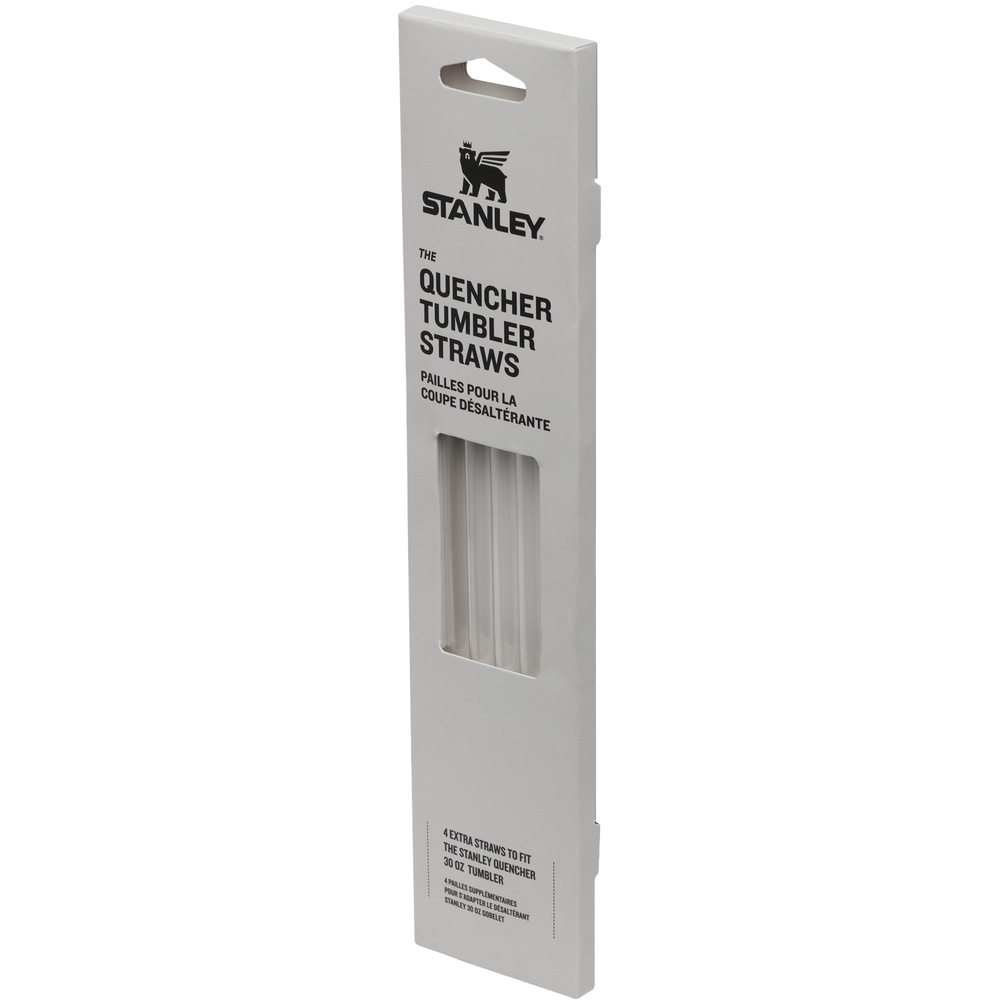 Stanley ADVENTURE QUENCHER TRAVEL TUMBLER STRAWS | 30 OZ | 4-PACK Clear | 84056-APYC