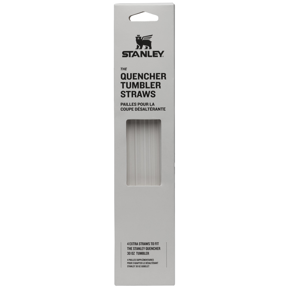 Stanley ADVENTURE QUENCHER TRAVEL TUMBLER STRAWS | 30 OZ | 4-PACK Clear | 84056-APYC