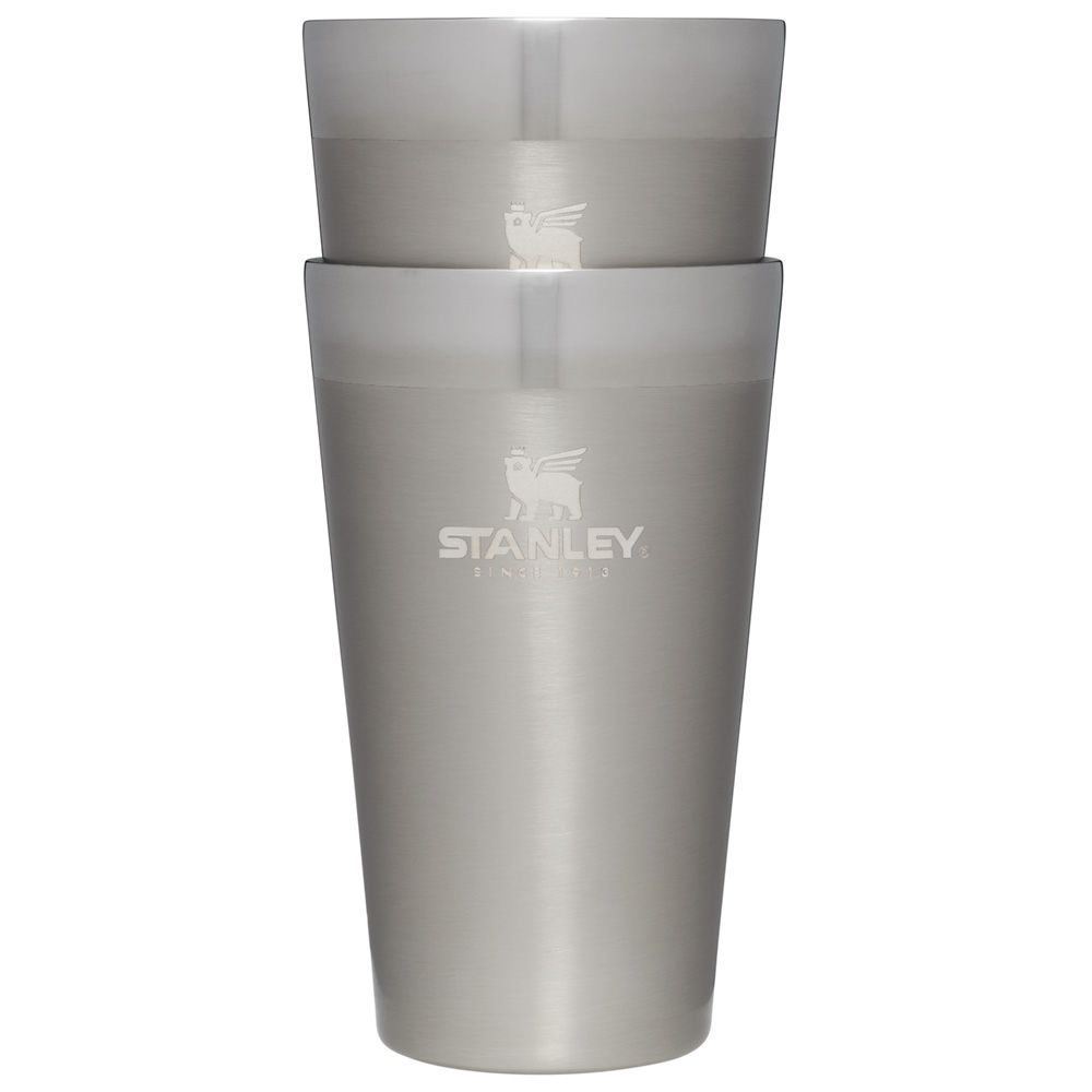 Stanley ADVENTURE STACKING BEER PINT 2-PACK | 16 OZ Stainless Steel | 89160-BMDA