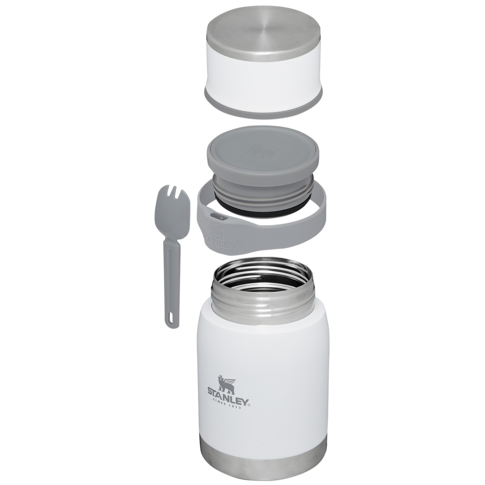 Stanley ADVENTURE TO-GO FOOD JAR + SPORK | 24 OZ Polar | 98146-FNGL