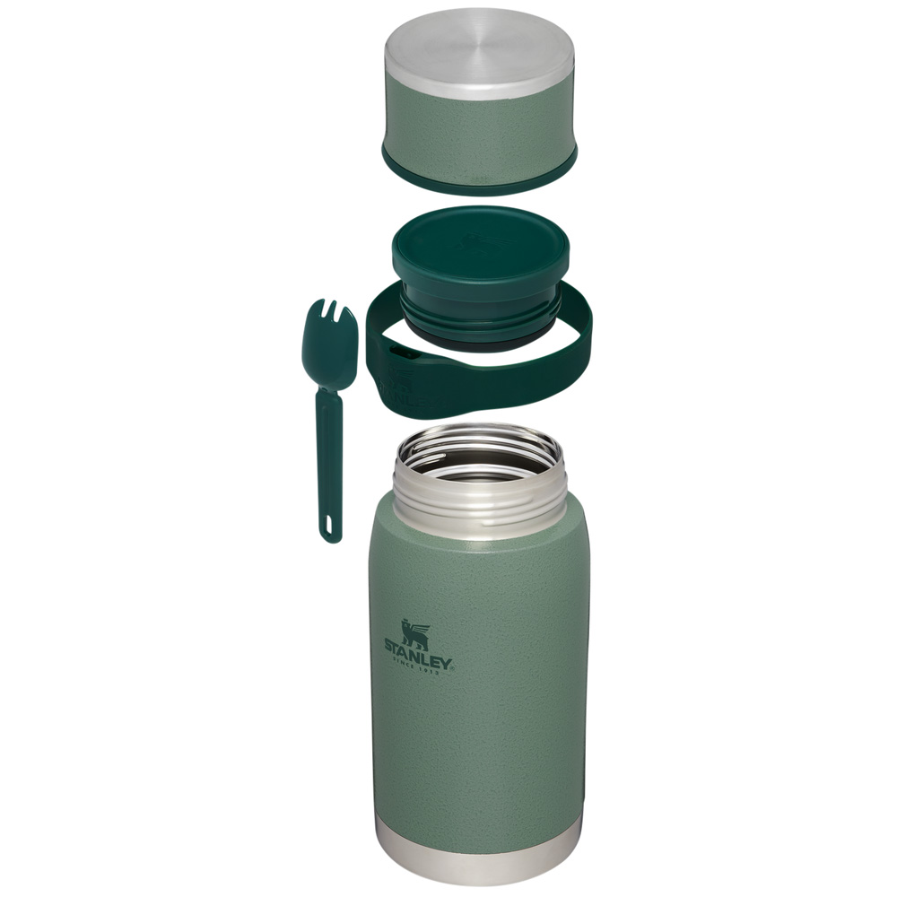 Stanley ADVENTURE TO-GO FOOD JAR + SPORK | 36 OZ Hammertone Green | 02365-TOPX