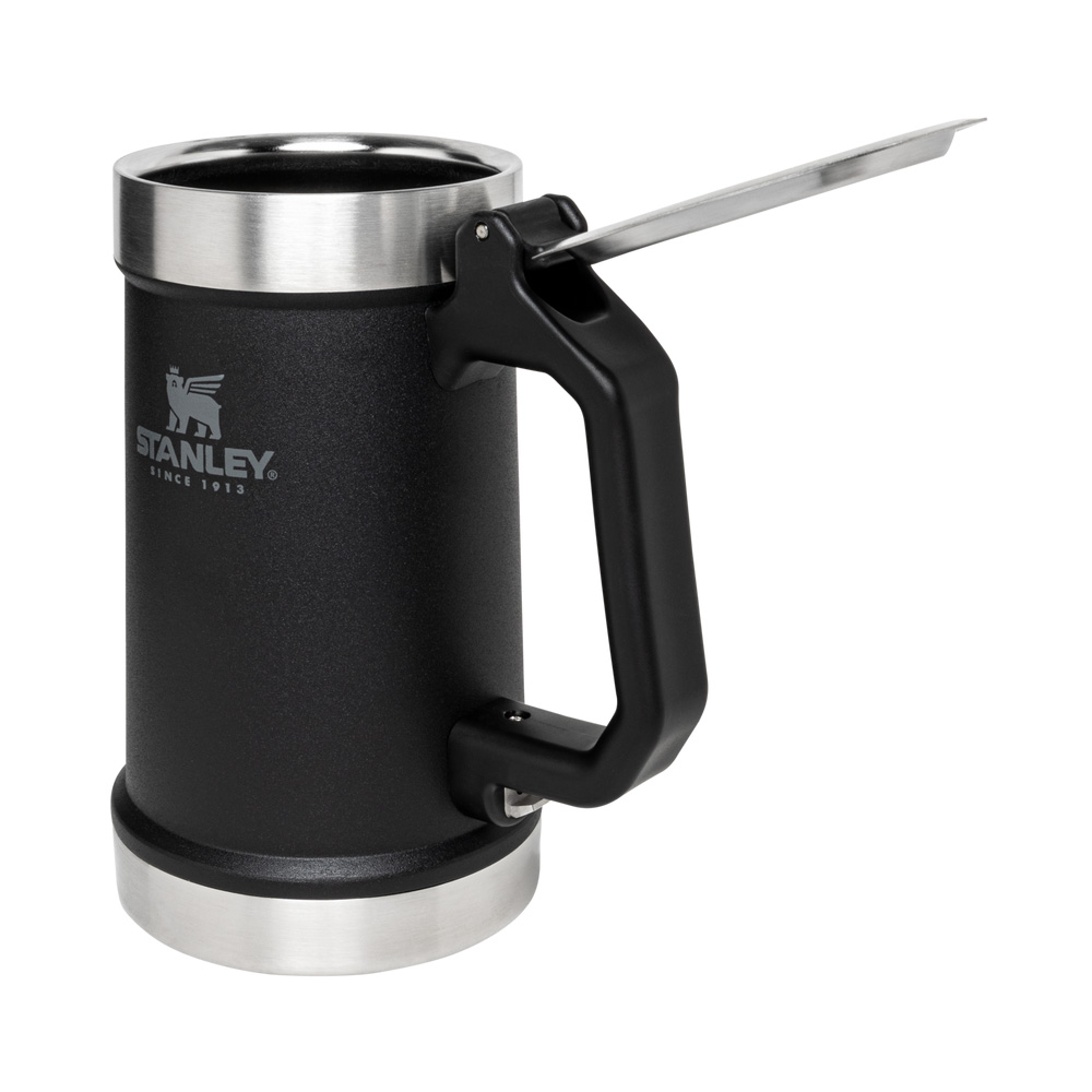 Stanley CLASSIC BOTTLE OPENER BEER STEIN | 24 OZ Matte Black | 03547-ODPL