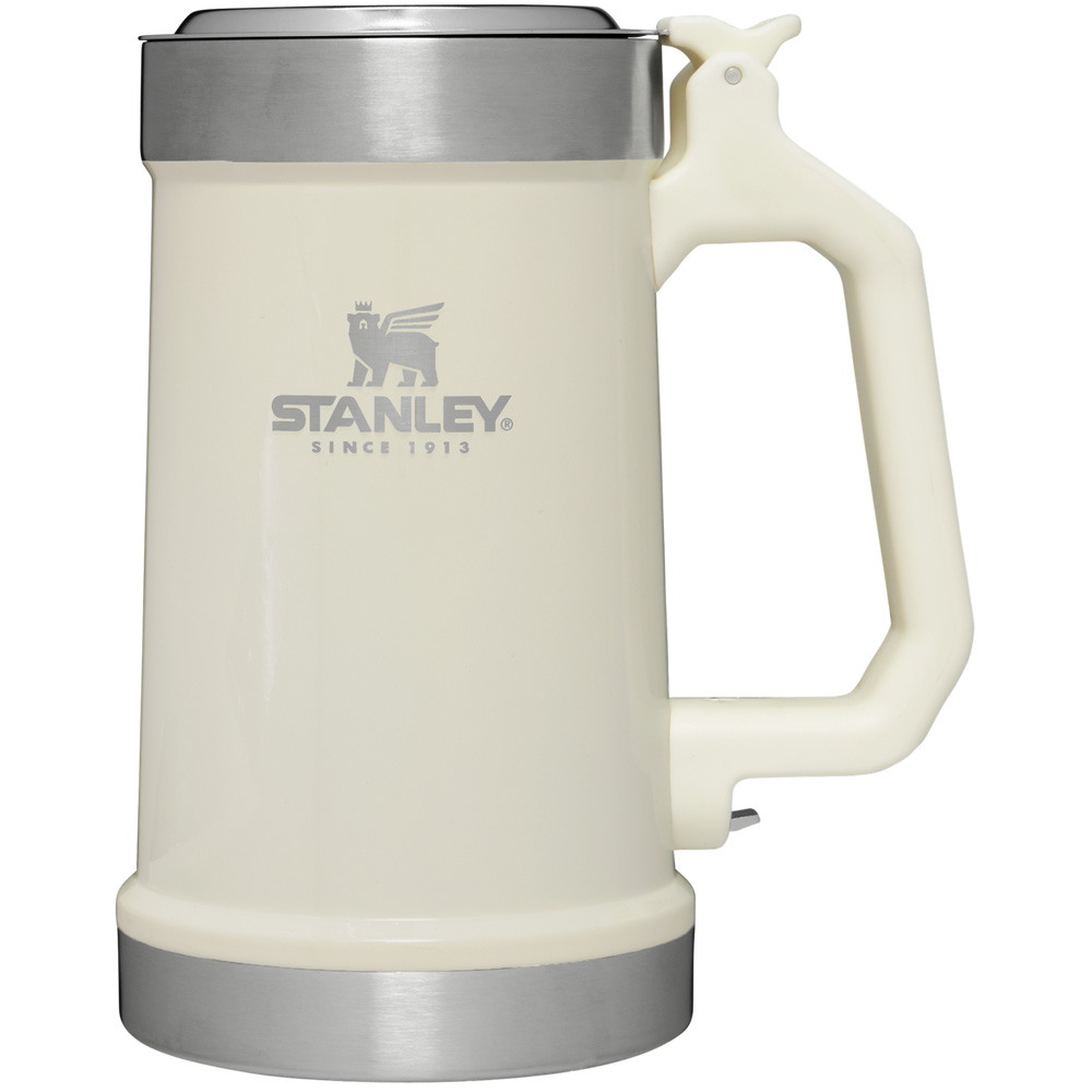 Stanley CLASSIC BOTTLE OPENER BEER STEIN | 24 OZ Cream Gloss | 81567-ZMCW