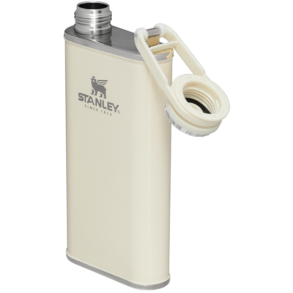 Stanley CLASSIC EASY FILL WIDE MOUTH FLASK | 8 OZ Cream Gloss | 60472-BAHD