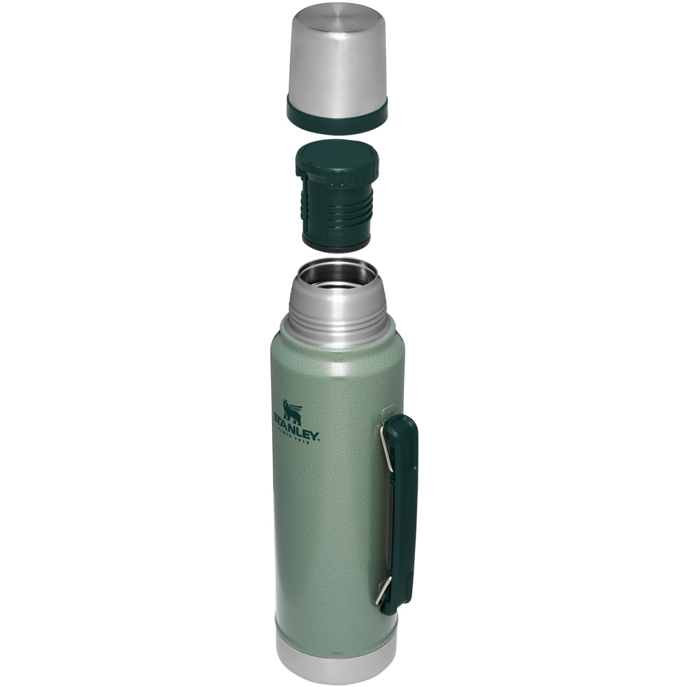 Stanley CLASSIC LEGENDARY BOTTLE | 1.1 QT Hammertone Green | 01485-WEZU