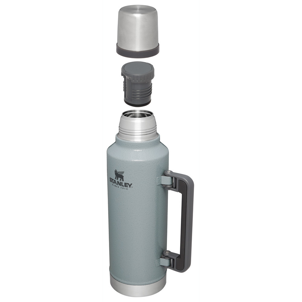 Stanley CLASSIC LEGENDARY BOTTLE | 2 QT Hammertone Silver | 54729-EOBV