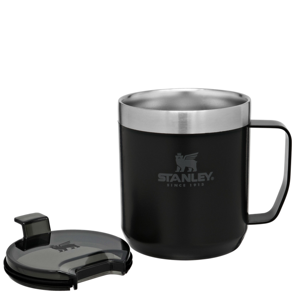 Stanley CLASSIC LEGENDARY CAMP MUG | 12 OZ Matte Black | 30987-YNEQ