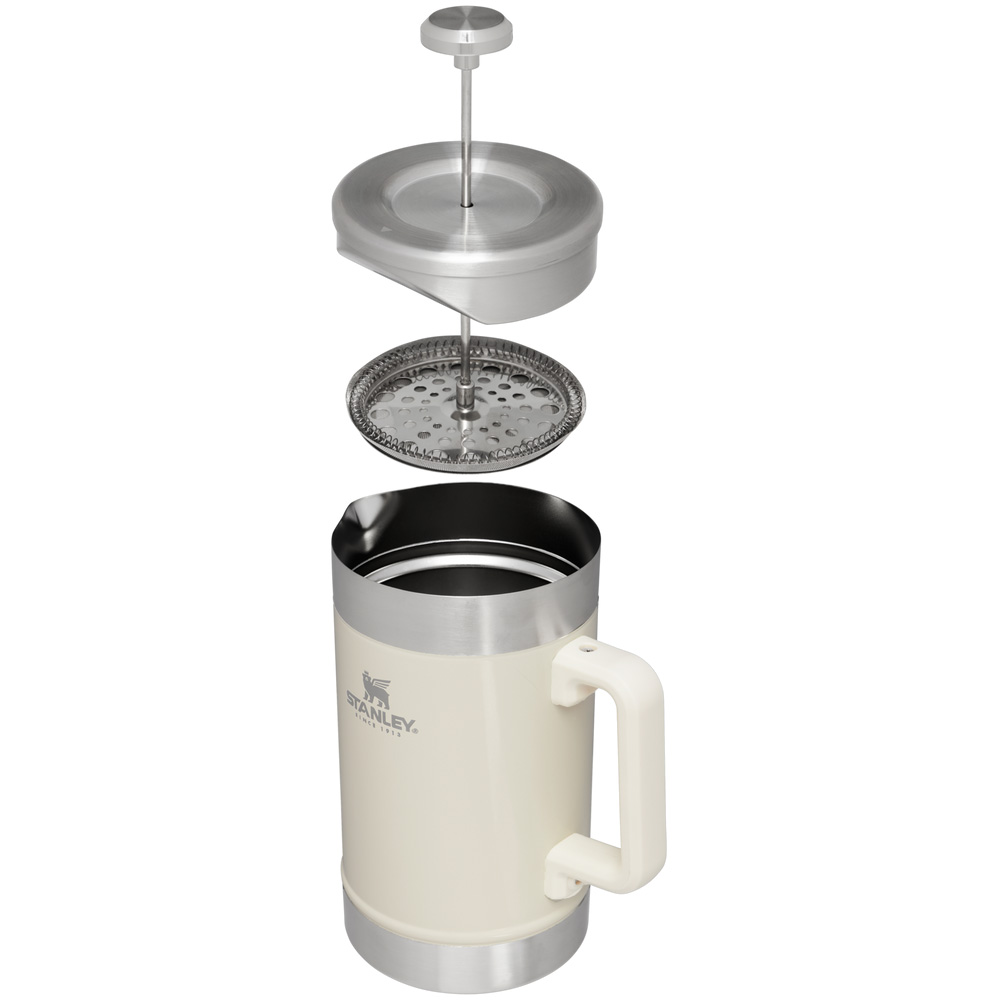 Stanley CLASSIC STAY HOT FRENCH PRESS | 48 OZ Cream Gloss | 58329-LAYG