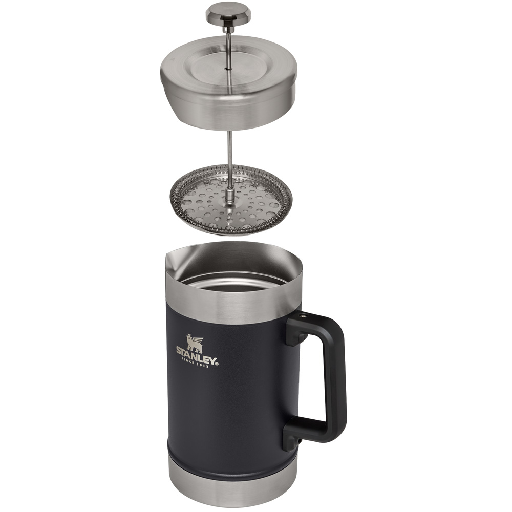 Stanley CLASSIC STAY HOT FRENCH PRESS | 48 OZ Matte Black | 35971-HGFJ