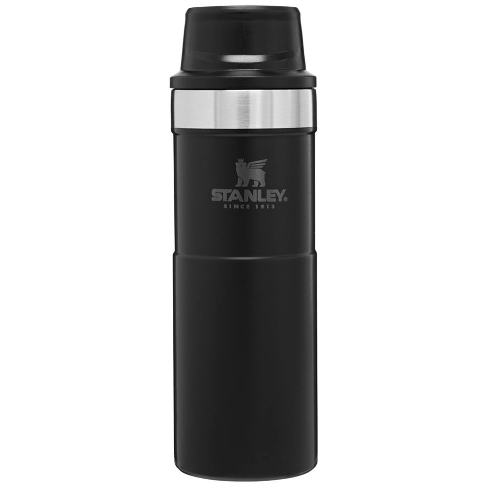 Stanley CLASSIC TRIGGER-ACTION TRAVEL MUG | 16 OZ Matte Black | 58341-SQGF